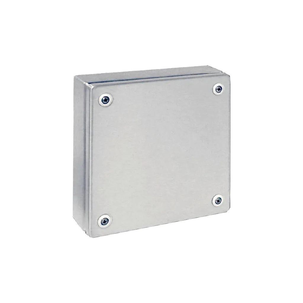KX Caja de bornes de acero inoxidable 200Hx200Wx80Dmm IP66 Sin placa.Mont