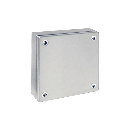 KX Caja de bornes de acero inoxidable 200Hx200Wx80Dmm IP66 Sin placa.Mont