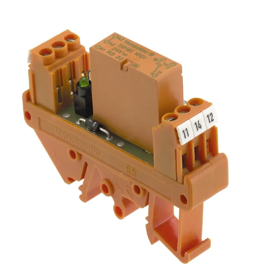 RS 30 24VDC LD GN LP 1U Acoplador de relé 24VCD 1CO 1NA1NC AgNi 6A 250V LED Verd