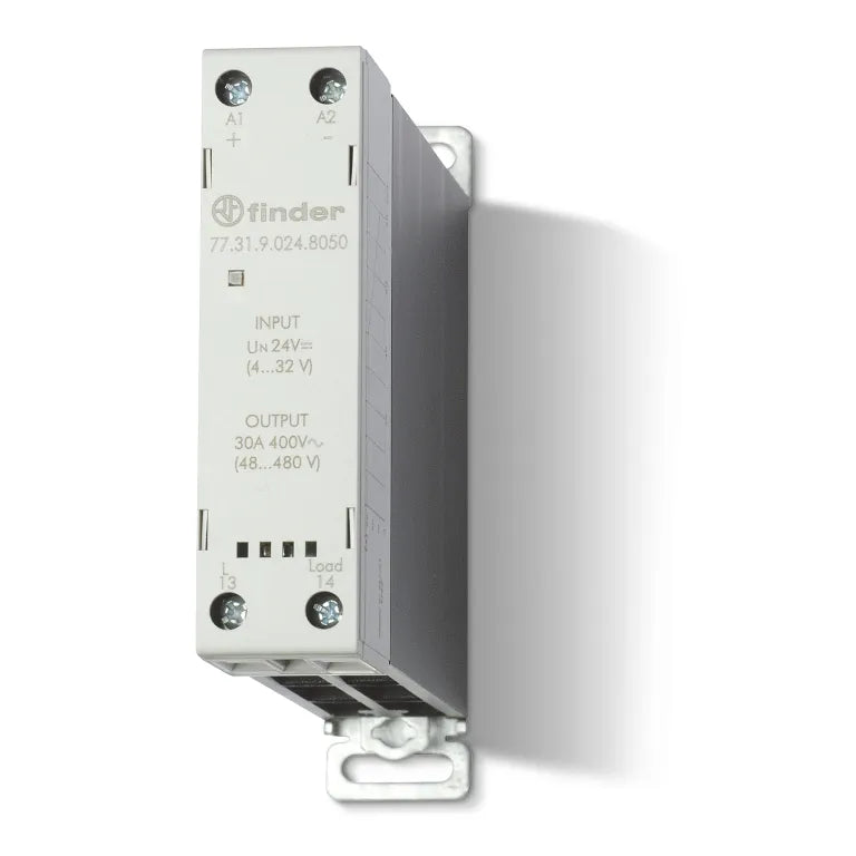 SSR monofásico con disipador 30A Input 40-280VCA Output 48-480VCA Cruce aleatori