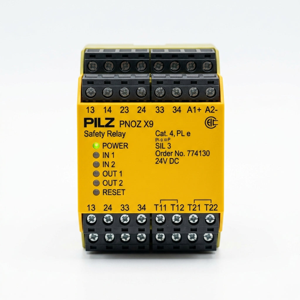 PILZ PNZ PN0Z X9 100-120VAC 24VDC 7N/0 2N/C 2S0
