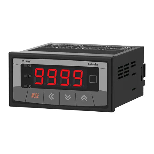 MT4W-DV-48 Voltímetro DC de panel 96WX48Hmm 100-240VCA NPN + transm RS485