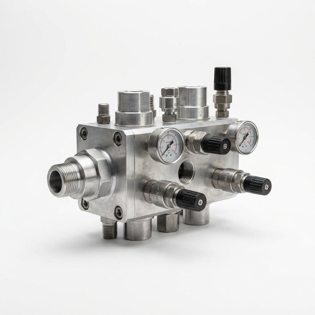 BIND SMC VV5QC41-0903TD0 MANIFOLD 9 EST P/VQC4 PTO 3/8