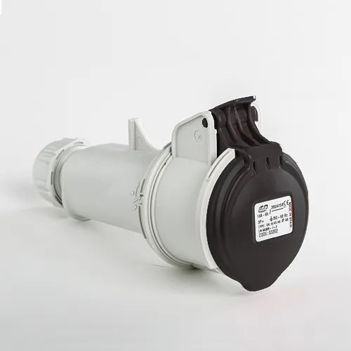Base aérea 16A 3P+T 500VCA 7h Negro IP44