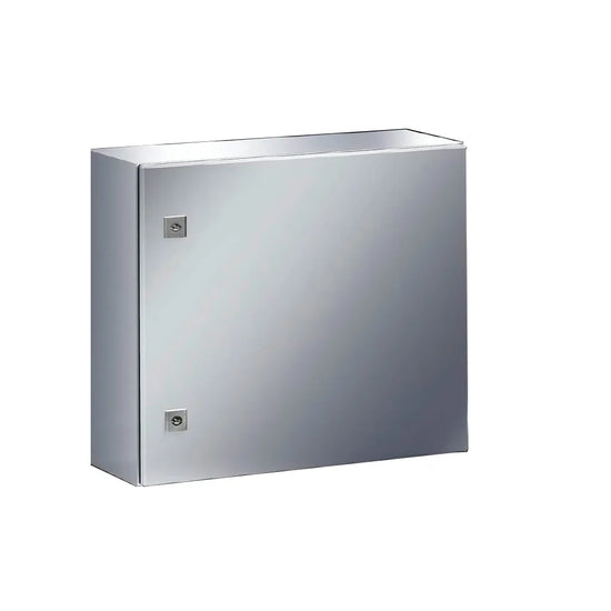 AE Gabinete mural de acero inoxidable AISI304 1P 500Hx500Wx300Dmm IP66 NEMA 4X