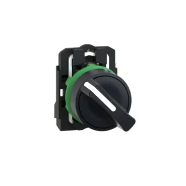 XB5 Selector color negro 2 posiciones 22mm. contacto 1NA