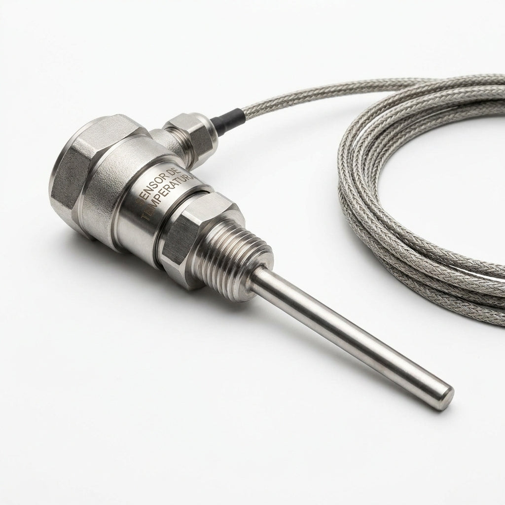 BIND IFM Sensor de temperatura con cable y sonda plana TS1989 TS-100KLK.../US