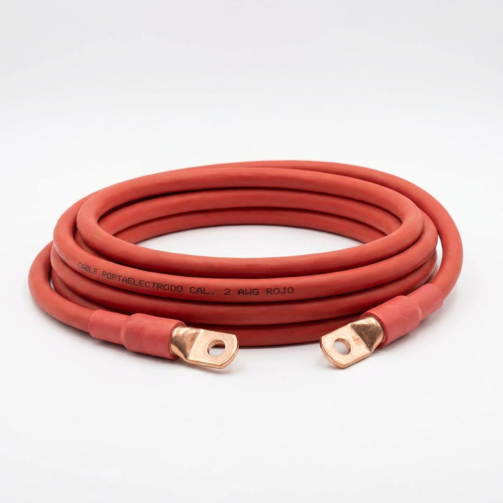 CABLE PORTAELECTRODO CAL. 2 AWG ROJO