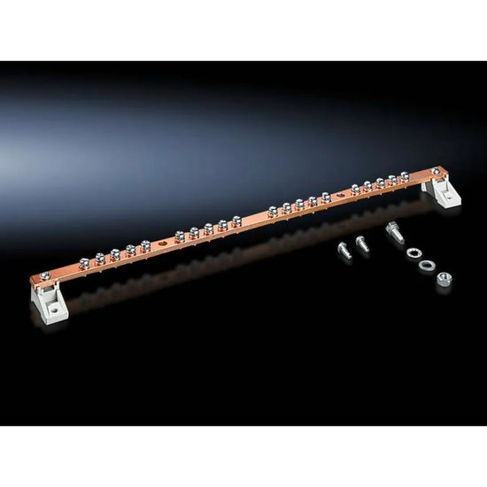 DK Guía de puesta a tierra 200A, horizontal de cobre electrolítico 5Hx15Wx450Dmm
