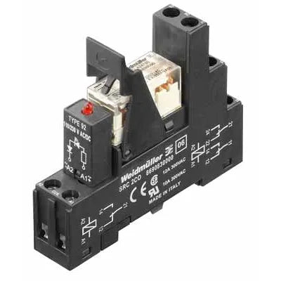 RCLKIT 115VAC 2CO LD RT Interfaz relé RCL+Base+LED 115VAC 2CO 2NA2NC AgNi 8A 250