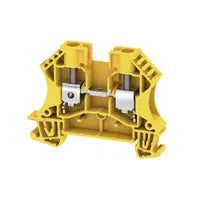 WDU 6 GE Clema de paso en color amarillo 6mm² 22-8AWG 41A 800VCA