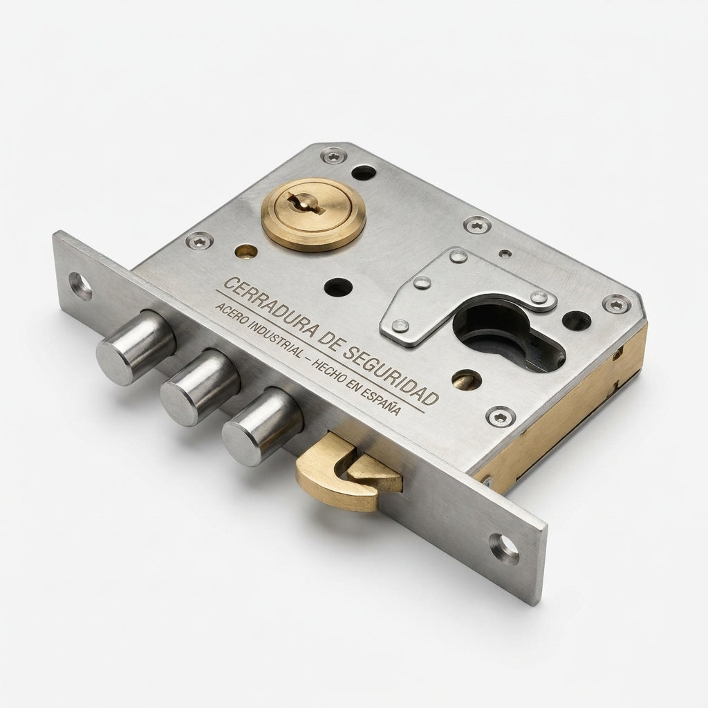 BIND EUCHNER MGB-L1HB-PNC-L-121868 Cerradura multifuncional con bloqueo (bloqueo mediante fuerza de resorte) con 4 elementos de mando, conector M12 y de 7/8"