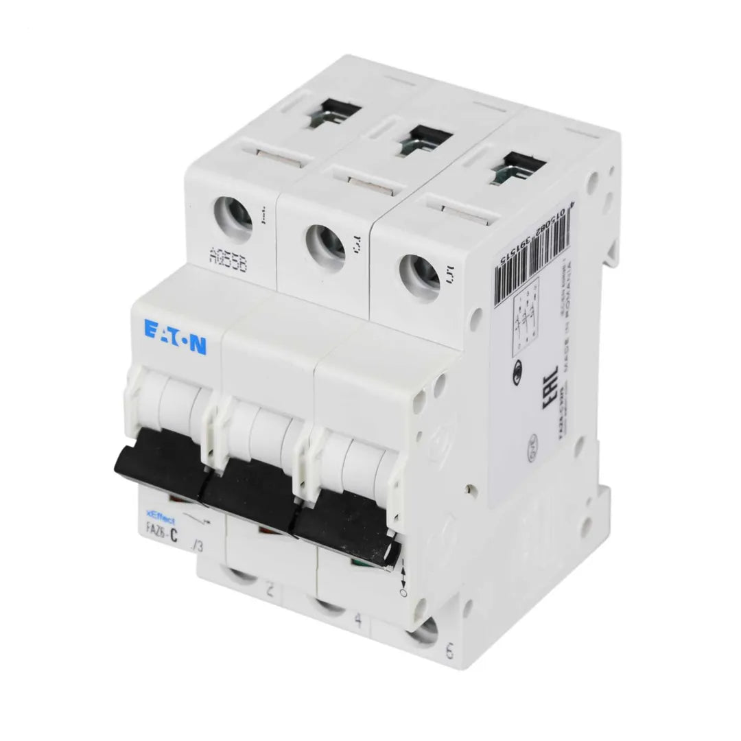 FAZ6-C20/3 Interruptor termomagnético miniatura MCB 3P 20A 10kA Curva C