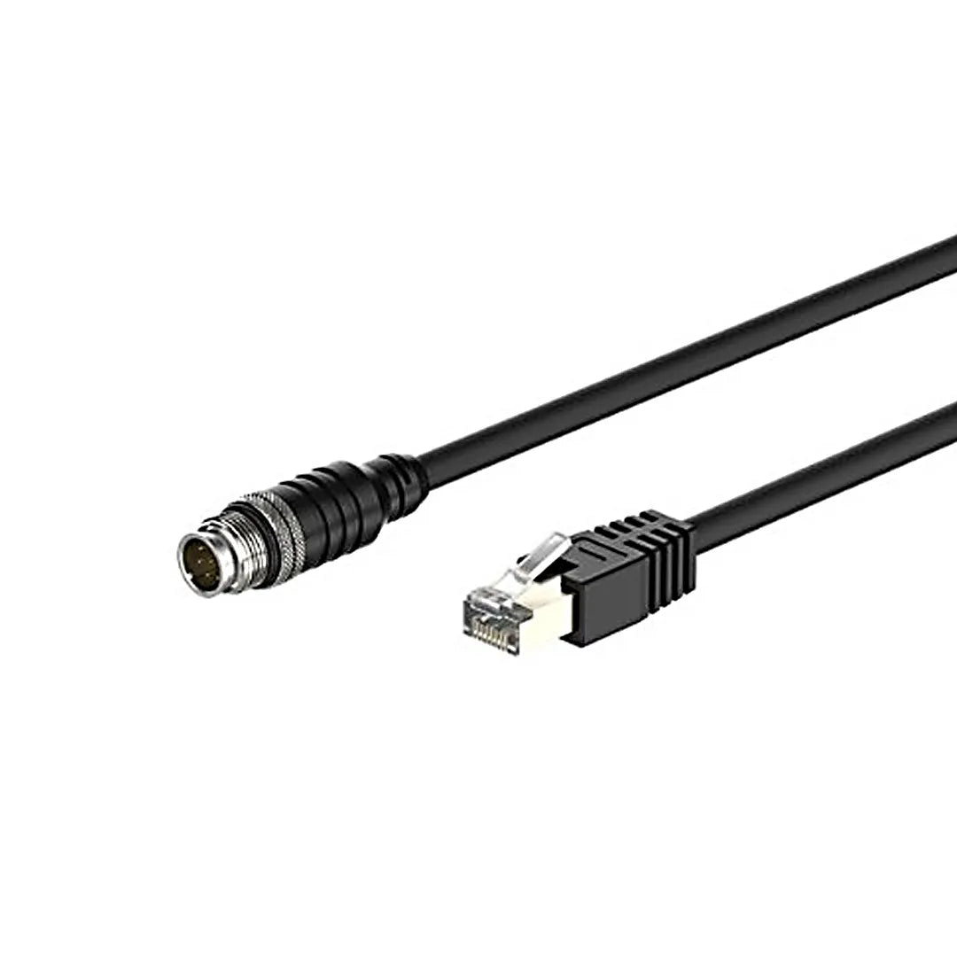 C1M8-5PR Cable de comunicación M12 macho 8 pines recto / RJ45 5mt