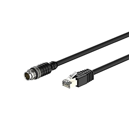 C1M8-5PR Cable de comunicación M12 macho 8 pines recto / RJ45 5mt
