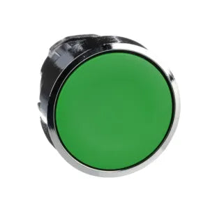 BOTON PULSADOR RASANTE VERDE 22mm TD2