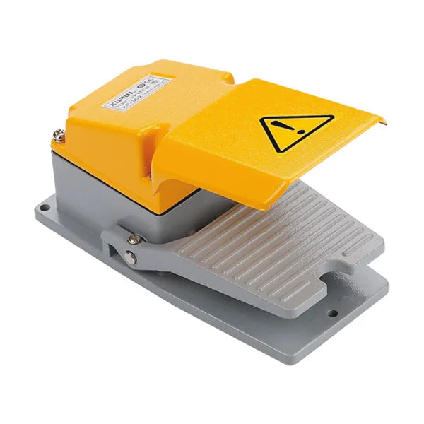 Interruptor grande de pedal con protector de pie 1NA+1NC 15A 250VCA Amarillo