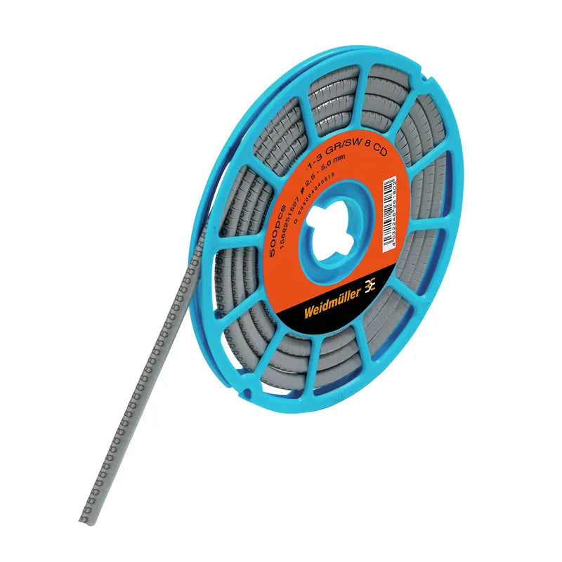 CLI C 1-3 GR/SW 8 CD Señalizador de cable en rollo 16-12AWG -8- Gris 500Pz