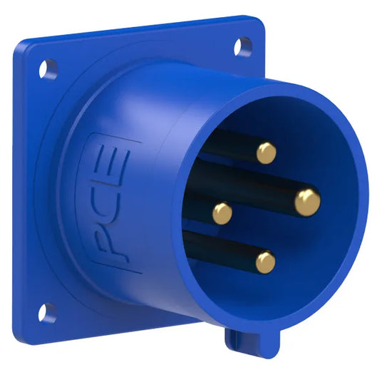2115 Clavija empotrar/rect. 3P+T 9H 32A 230V IP44 Azul