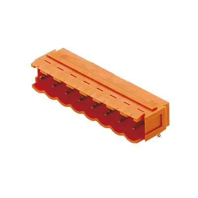 SL 5.00/02/90B 3.2SN OR BX Conector macho para PCB 2P Paso 5mm 90° Naranja