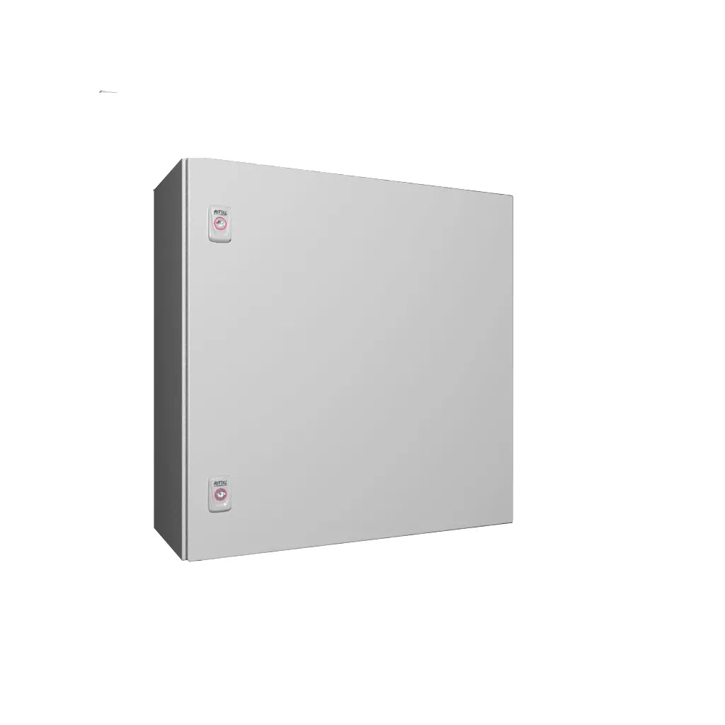 AX Gabinete mural de chapa de acero 1P 600Hx600Wx250Dmm RAL7035 IP66 NEMA 4