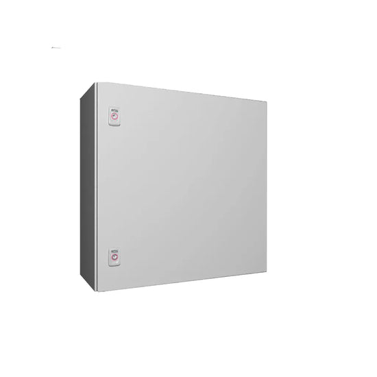 AX Gabinete mural de chapa de acero 1P 600Hx600Wx250Dmm RAL7035 IP66 NEMA 4