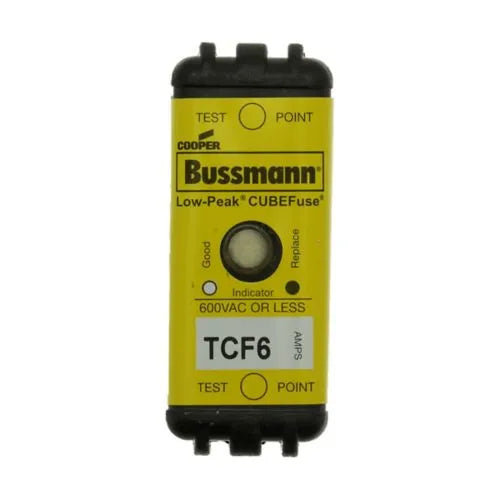 Fusible modular accion retardada Clase CF 6A 600VAC 300VCD 300 kA