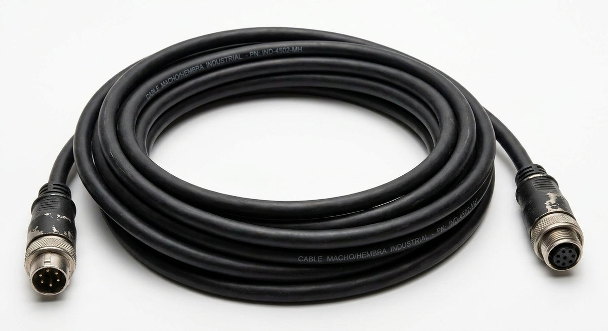 - CABLE MACHO/HEMBRA INDUSTRIAL