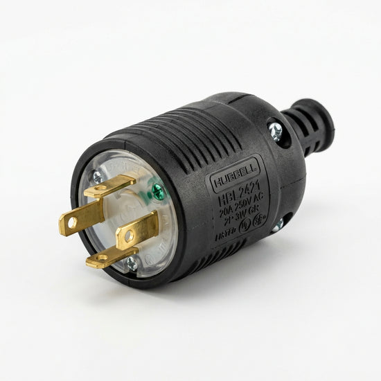 Hubbell HBL2421 enchufe de bloqueo
