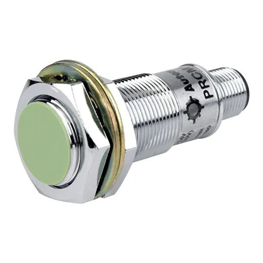 PRCM18-5AO Sensor inductivo M18 SN 5mm Rasante 100-240VCA NA T/conector IP67