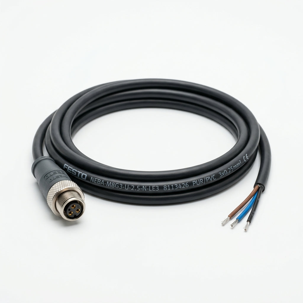 FESTO NEBA-M8G3-U-2.5-N-LE3