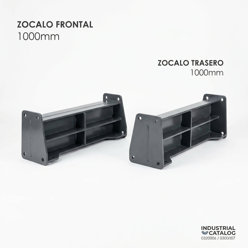 Zocalo frontal y trasero 1000mm