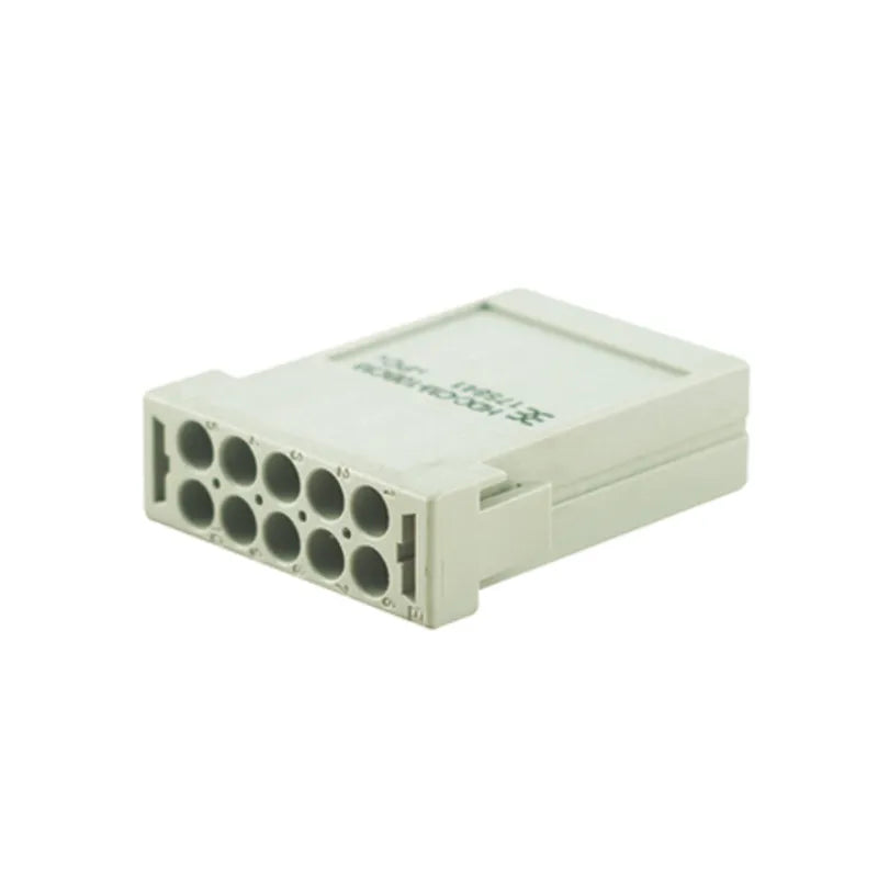 HDC CM 10 FC Inserto hembra Gris Conexión crimpada 10P 250V