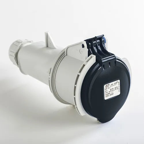 BASE AEREA 32A 2P+T 500V 7H NEGRO IP44