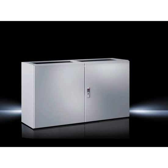 TP Pupitre sección inferior chapa de acero 675Hx1200Wx400Dmm 2P IP55 RAL7035