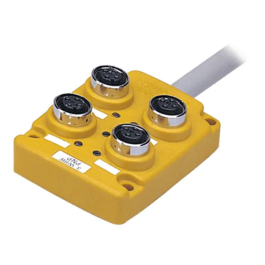 PT4-3DP Distribuidor pasivo PNP con 4 sockets M12 4P 5mt IP67