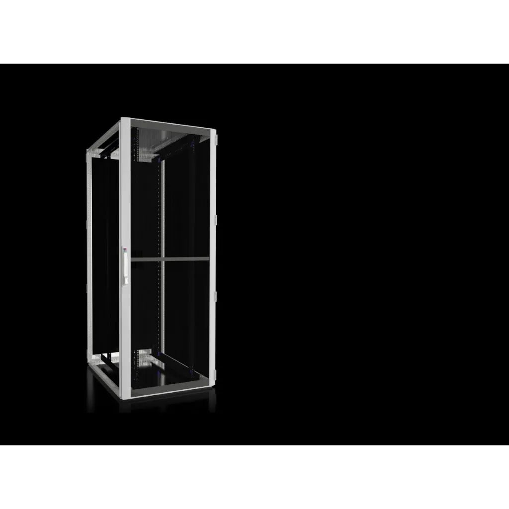 TS IT Armario de red con puertas perforadas Chapa De Acero 2200Hx800Wx1000Dmm