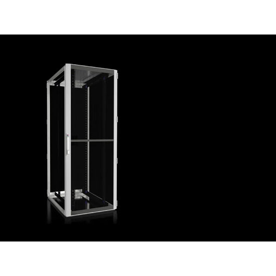 TS IT Armario de red con puertas perforadas Chapa De Acero 2200Hx800Wx1000Dmm