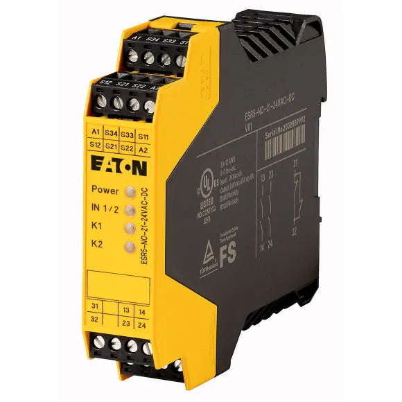 ESR5-NO-21-24VDC RELE SEG EMERG 2NA 24VAC/VCD -x-