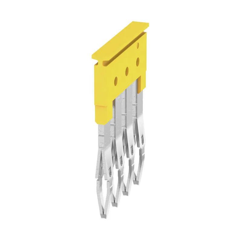 ZQV 2.5/4 Puente enchufable amarillo de 4 polos para WDU/ZDU/ZDK… de 2.5 mm²