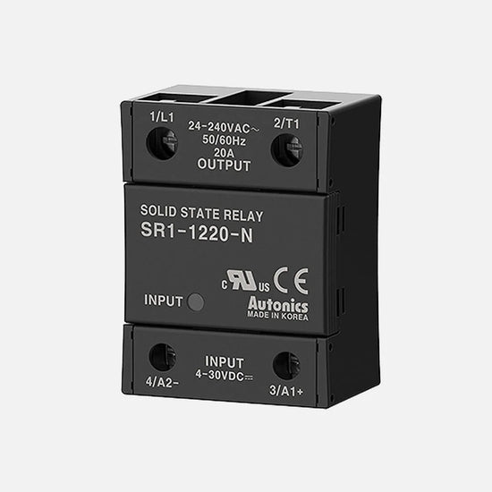 SR1-1220-N SSR monofásico 20A Input 4-30VCD Output 24-240VCA