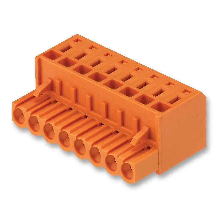 BLZF 5.08/08/180 SN BK BX Conector hembra para PCB 8P Paso 5.08mm 180° Negro