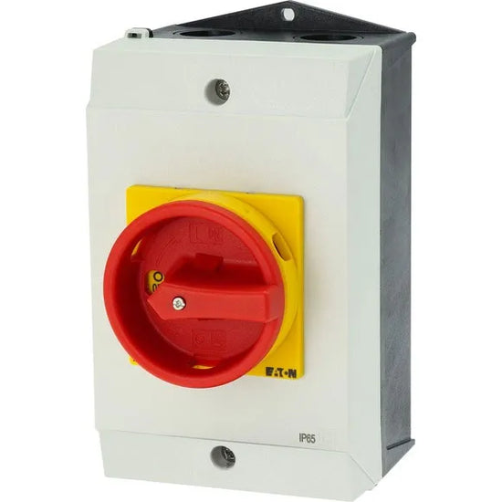 P1-32/I2/SVB Interruptor principal Maneta roja 3P 32A con caja IP65.