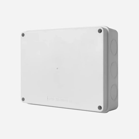 Caja estanca c/lat. lisos 12/36 200mmHX250mmWX80mmD Plastico ABS IP65