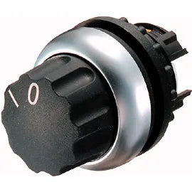 M22-WR RMQ-Titan Selector tipo Perilla 2 posiciones B/plata 22mm Mantenido