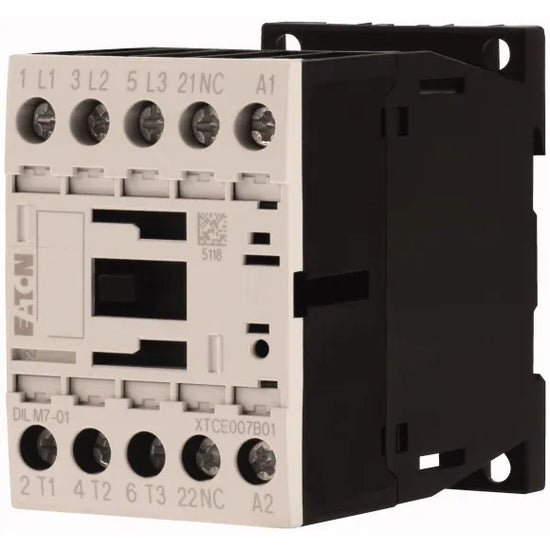 DILM7-01(230V50HZ,240V60HZ) Contactor trifásico + 1NA 240VCA 7A IP20
