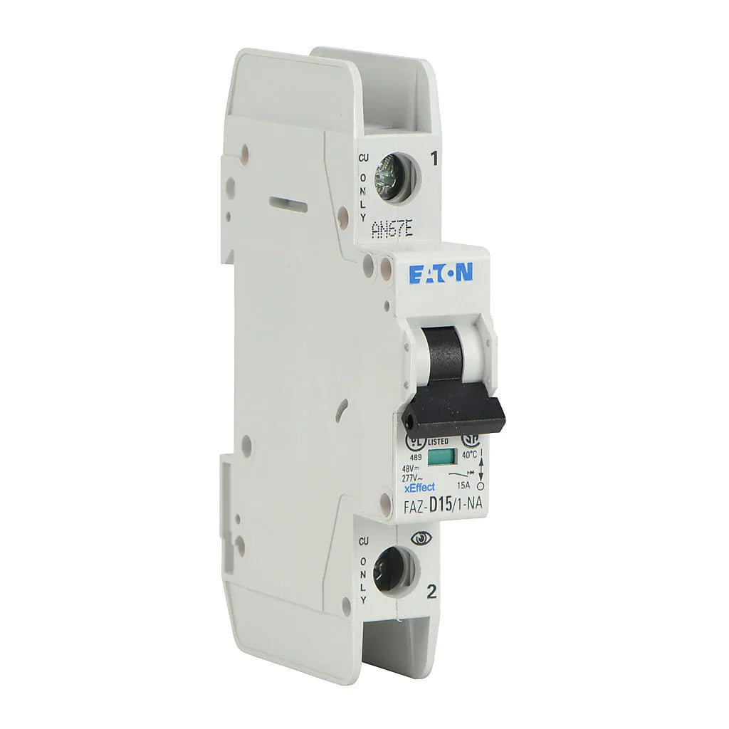 FAZ-D15/1-NA xEfect Interruptor termomagnético (ITM) P/USA 1P 15A 14kA Curva D