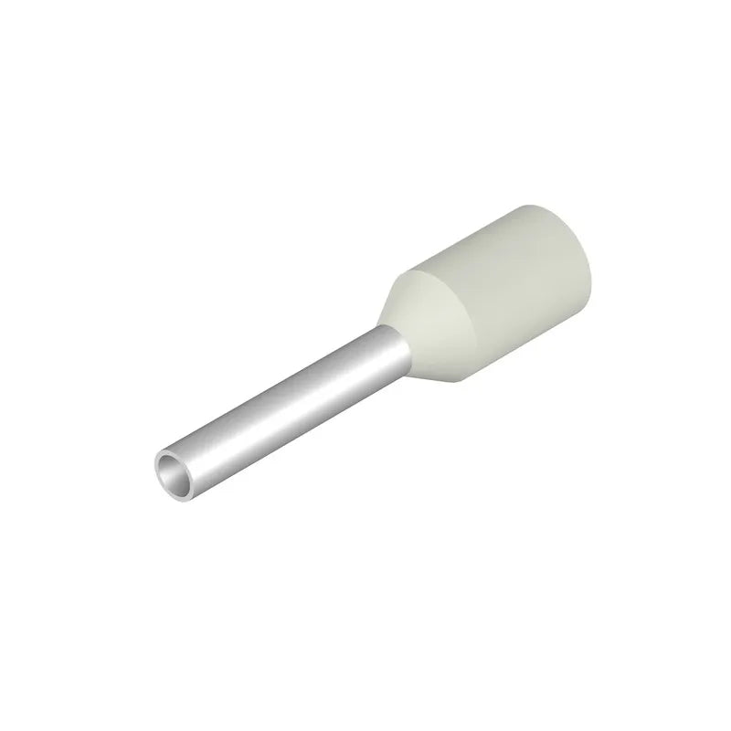 H0,75/14 W Terminal tipo ferrul aislado 14L 0.75mm² 18AWG W-Blanco 500PZ