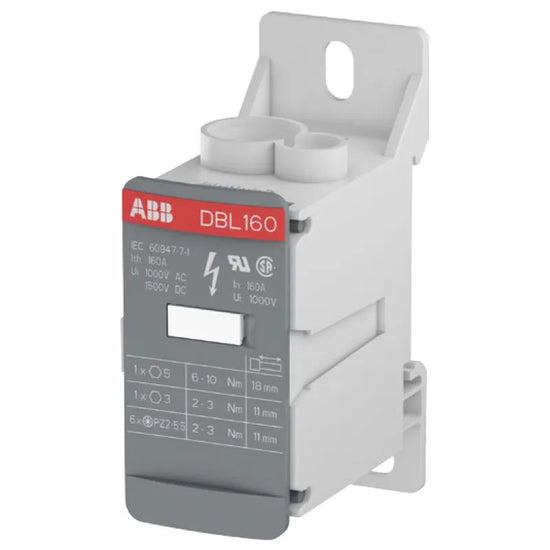 DBL160 NEW BLOQUE DISTRIBUCION 1POLO 160A 8POLOS