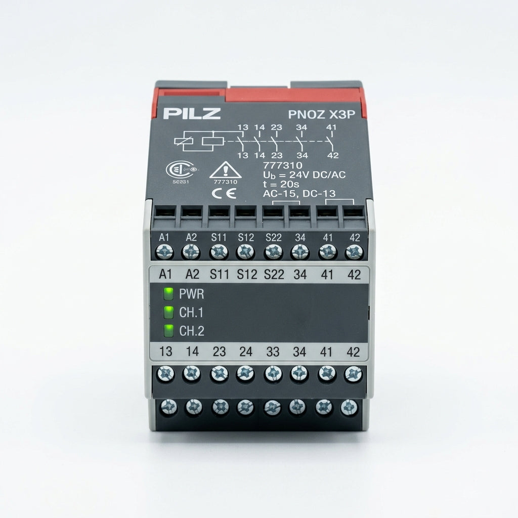 PILZ PN0Z X3P 24VDC 24VAC 3N/0 1N/C 1SO